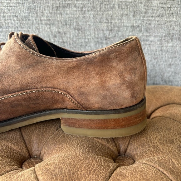 Donald J Pliner Embe Brown Suede Oxford Dress Shoes 10.5 - Picture 10 of 15